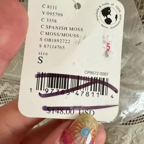 Free People Elegant Spanish Moss Women's Top - Picture 7 of 11